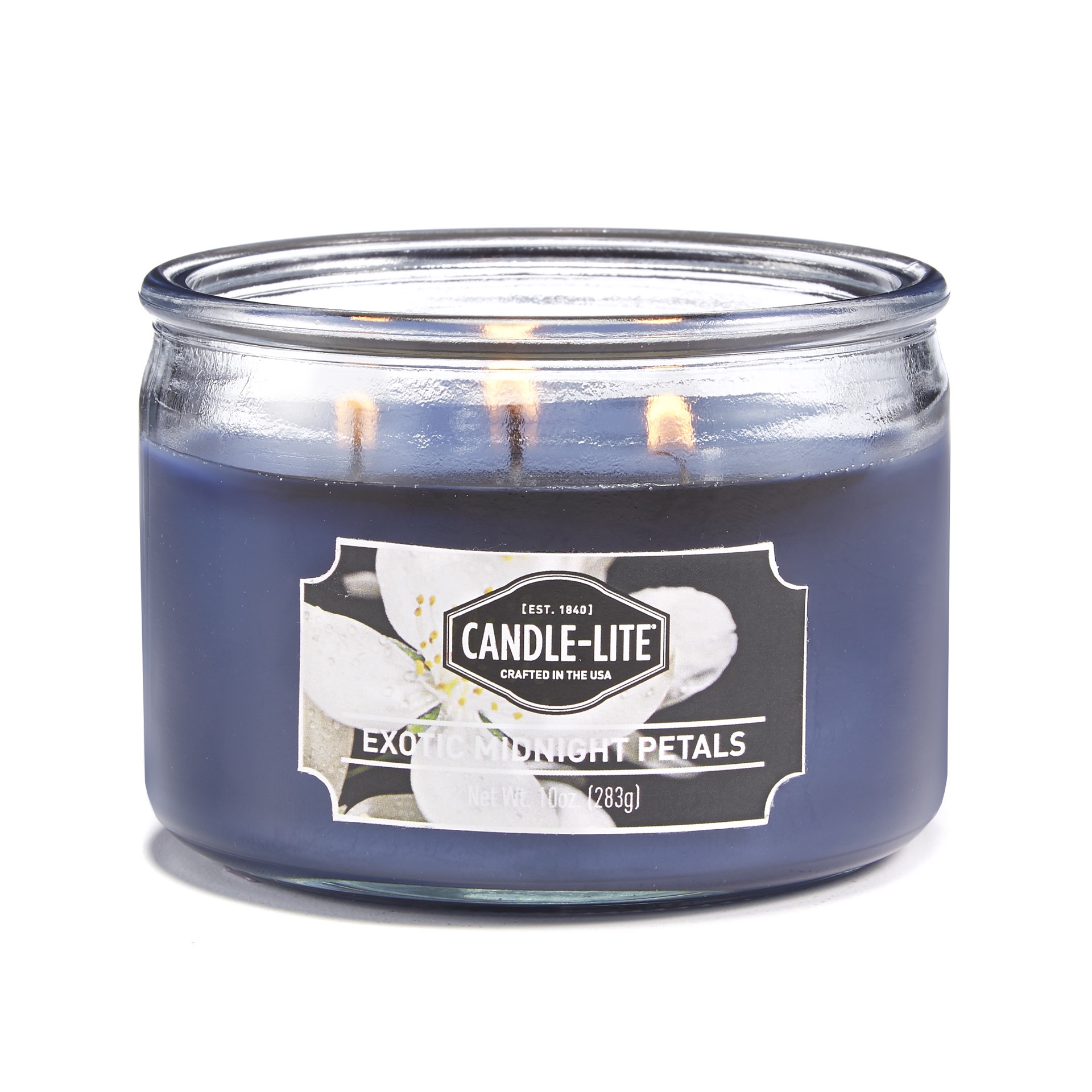 slide 1 of 2, Candle-Lite Exotic Midnight Petals ScentedWick Candle, 10 oz