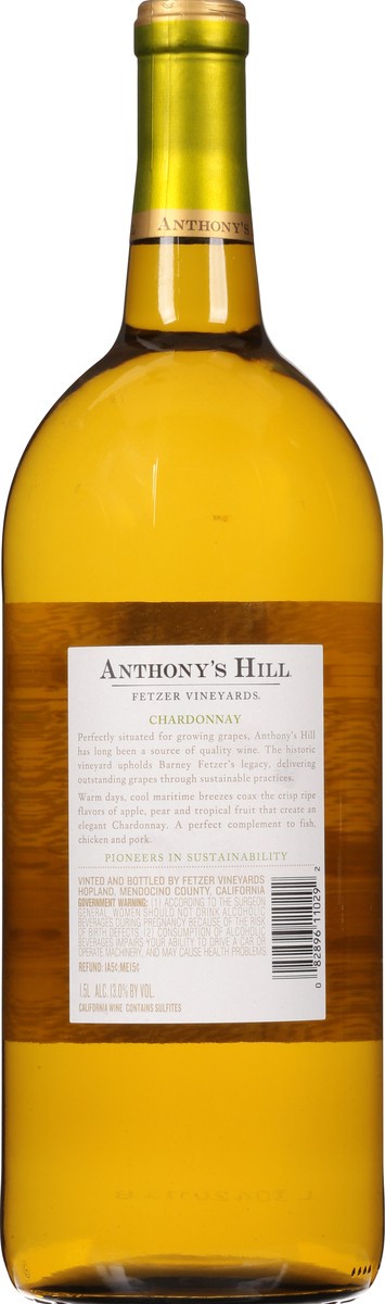 slide 3 of 9, Anthonys Hill Anthony's Hill Chardonnay, 1.50 liter