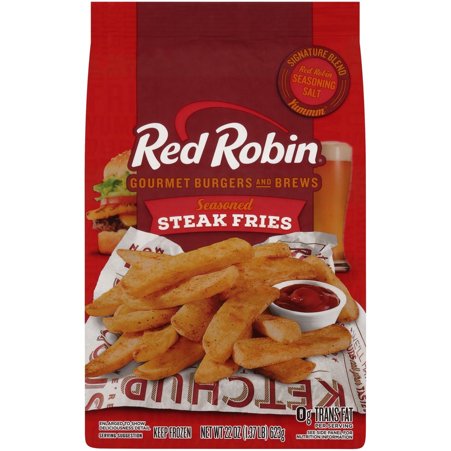 slide 1 of 8, Red Robin Season Steak Fries, 22 oz