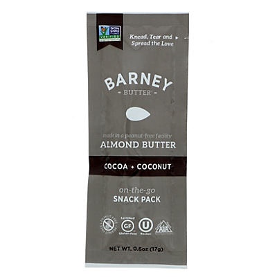 slide 1 of 2, Barney Almond Butter 0.6 oz, 0.6 oz