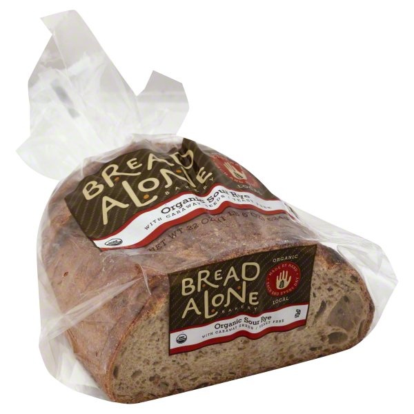 slide 1 of 1, Bread Alone Organic Sour Rye, 22 oz