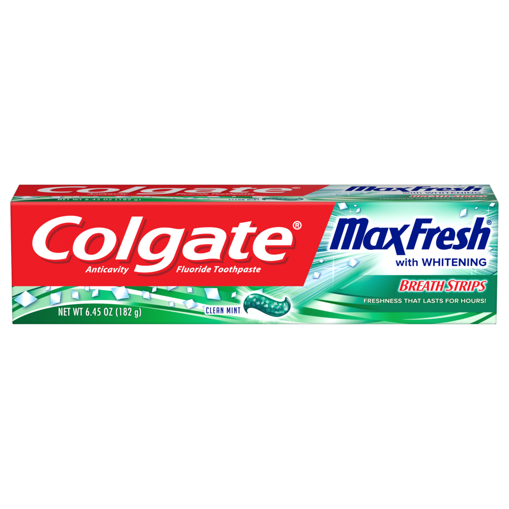 slide 1 of 1, Colgate Max Fresh Clean Mint Anticavity Fluoride Toothpaste, 6.45 oz