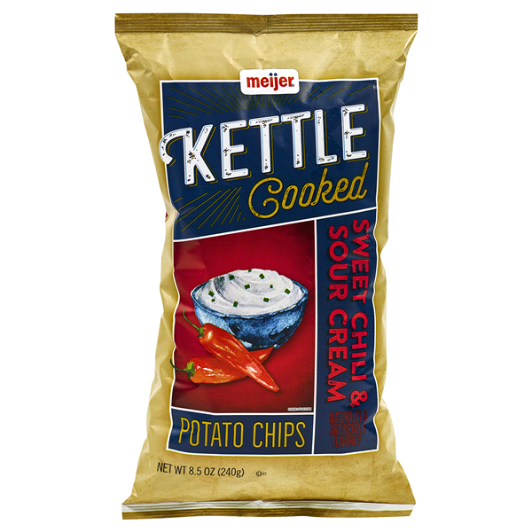 Meijer Sweet Chili and Sour Cream Kettle Chips 8.5 oz Shipt