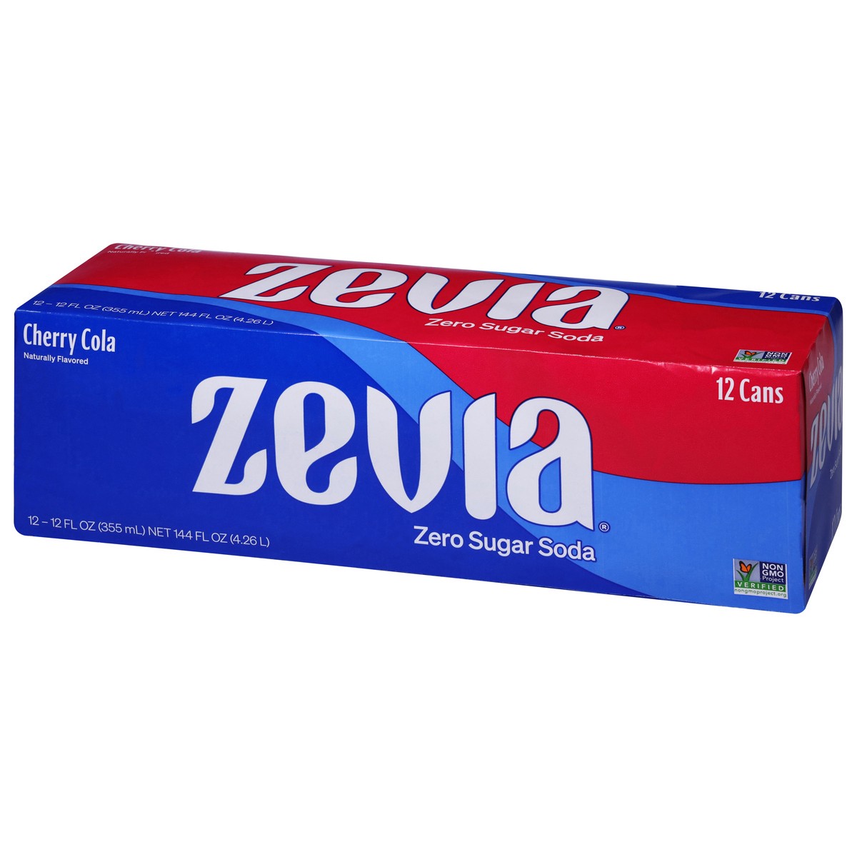 slide 3 of 9, Zevia Zero Sugar Cherry Cola Soda - 12 ct, 12 ct; 12 oz