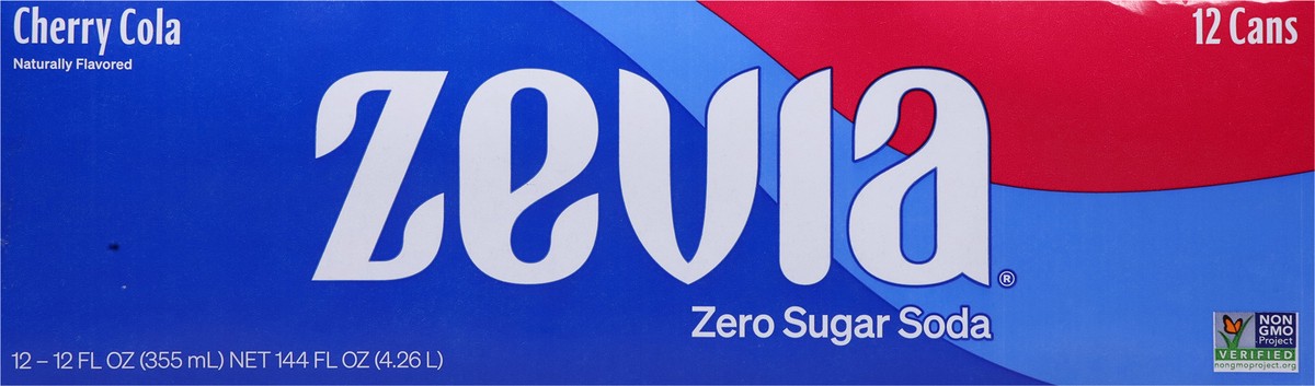 slide 8 of 9, Zevia Zero Sugar Cherry Cola Soda - 12 ct, 12 ct; 12 oz