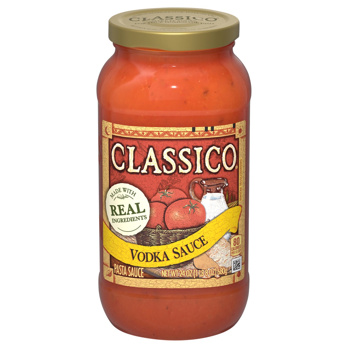 slide 1 of 13, Classico Vodka Sauce Pasta Sauce, 24 oz Jar, 24 oz