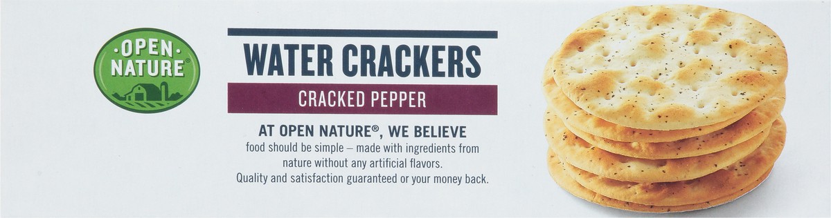 slide 5 of 9, Open Nature Crackers Water Cracked Black Pepper - 4.4 Oz, 4.4 oz