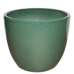 HD Designs Outdoors 12-Inch Color Planter - Green, 12 in