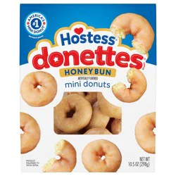 Hostess Donettes, Honey Bun Artificially Flavored Mini Donuts