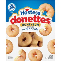 Hostess Donettes, Honey Bun Artificially Flavored Mini Donuts