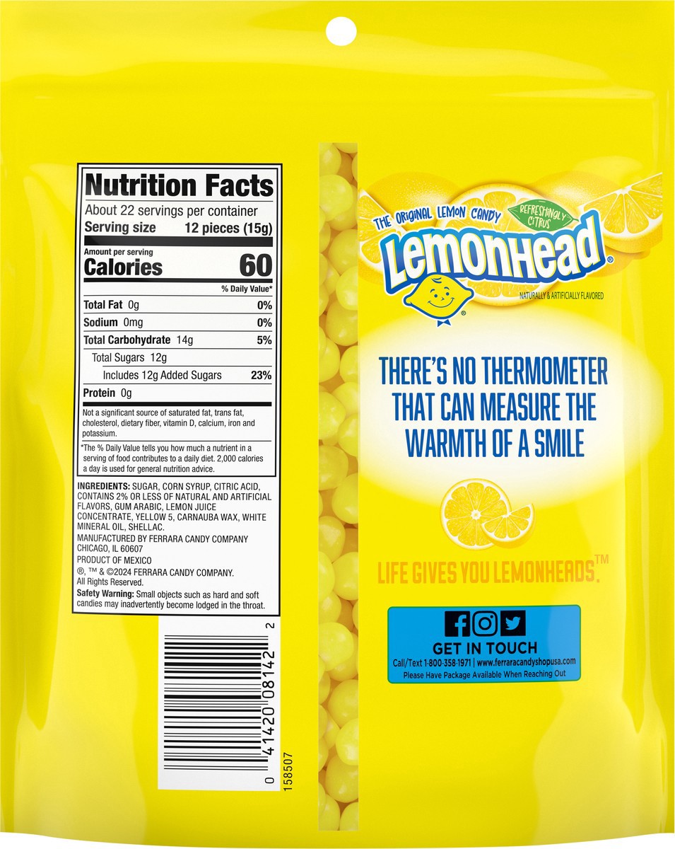 slide 4 of 13, Lemonhead Lemon Candy 12 oz, 12 oz