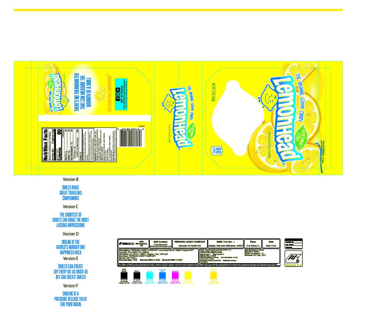 slide 3 of 13, Lemonhead Lemon Candy 12 oz, 12 oz