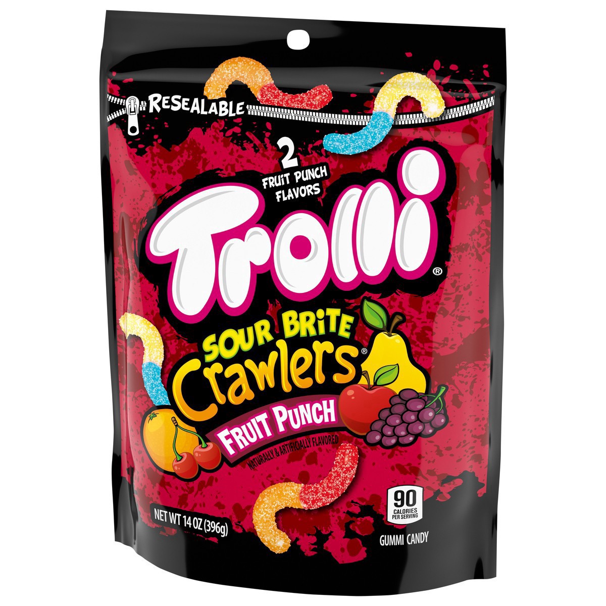 slide 6 of 13, Trolli Fruit Punch Sour Brite, 14 oz