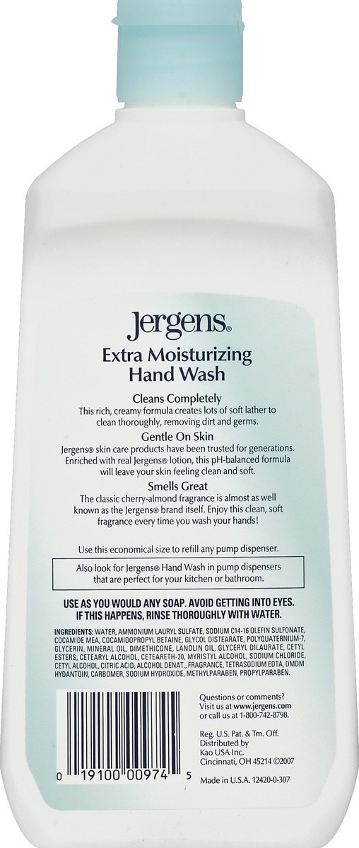 slide 2 of 3, Jergens Extra Moisturizing Hand Wash, 16 fl oz