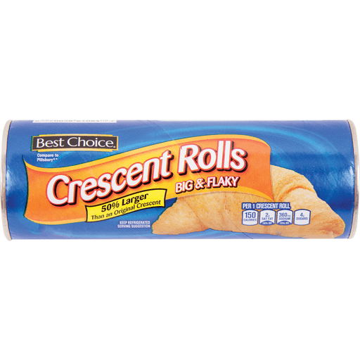 slide 1 of 1, Best Choice Big Flakey Crescent Rolls, 12 oz