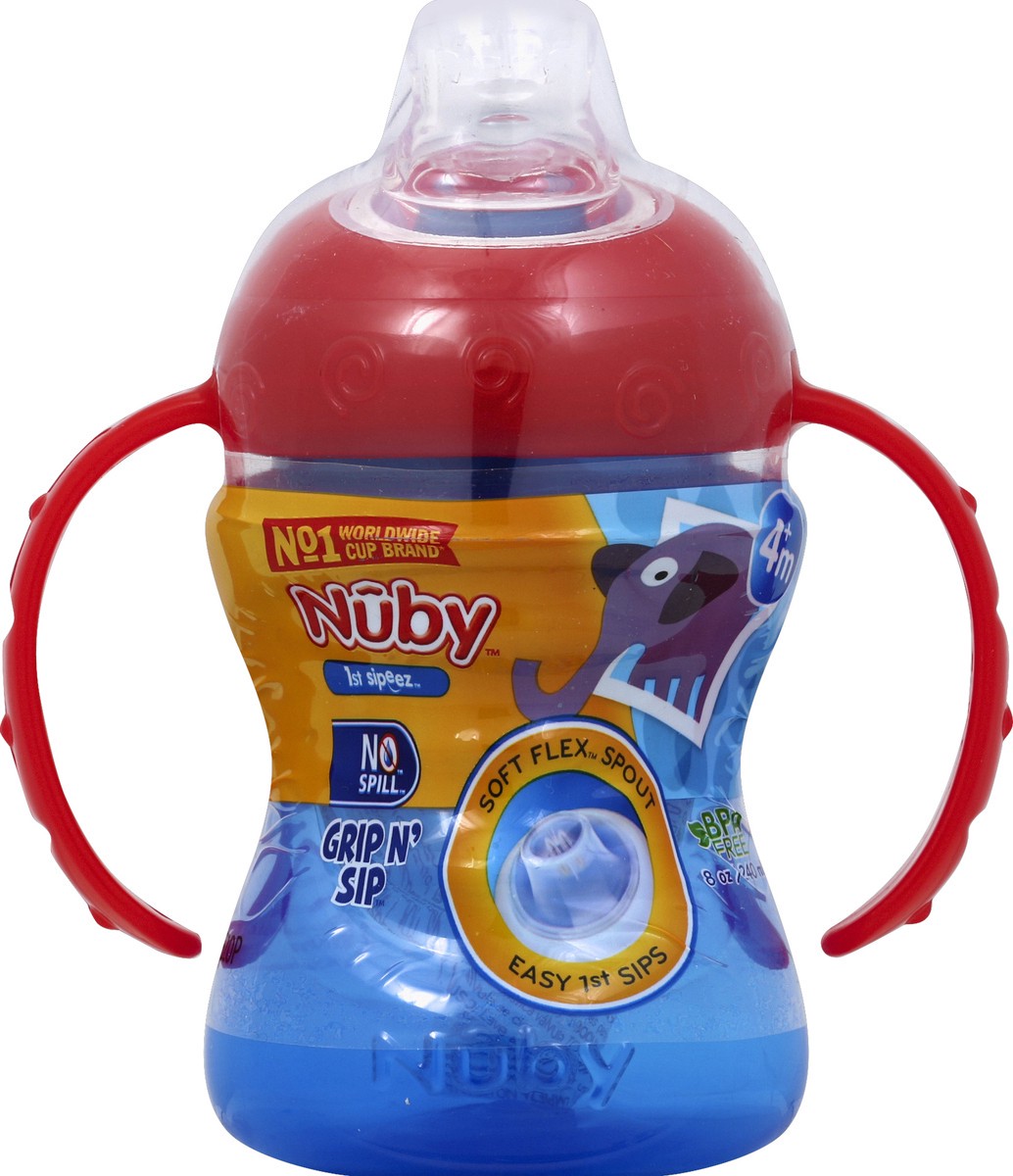slide 1 of 1, Nuby Grip N'Sip 8 oz, 1 ct