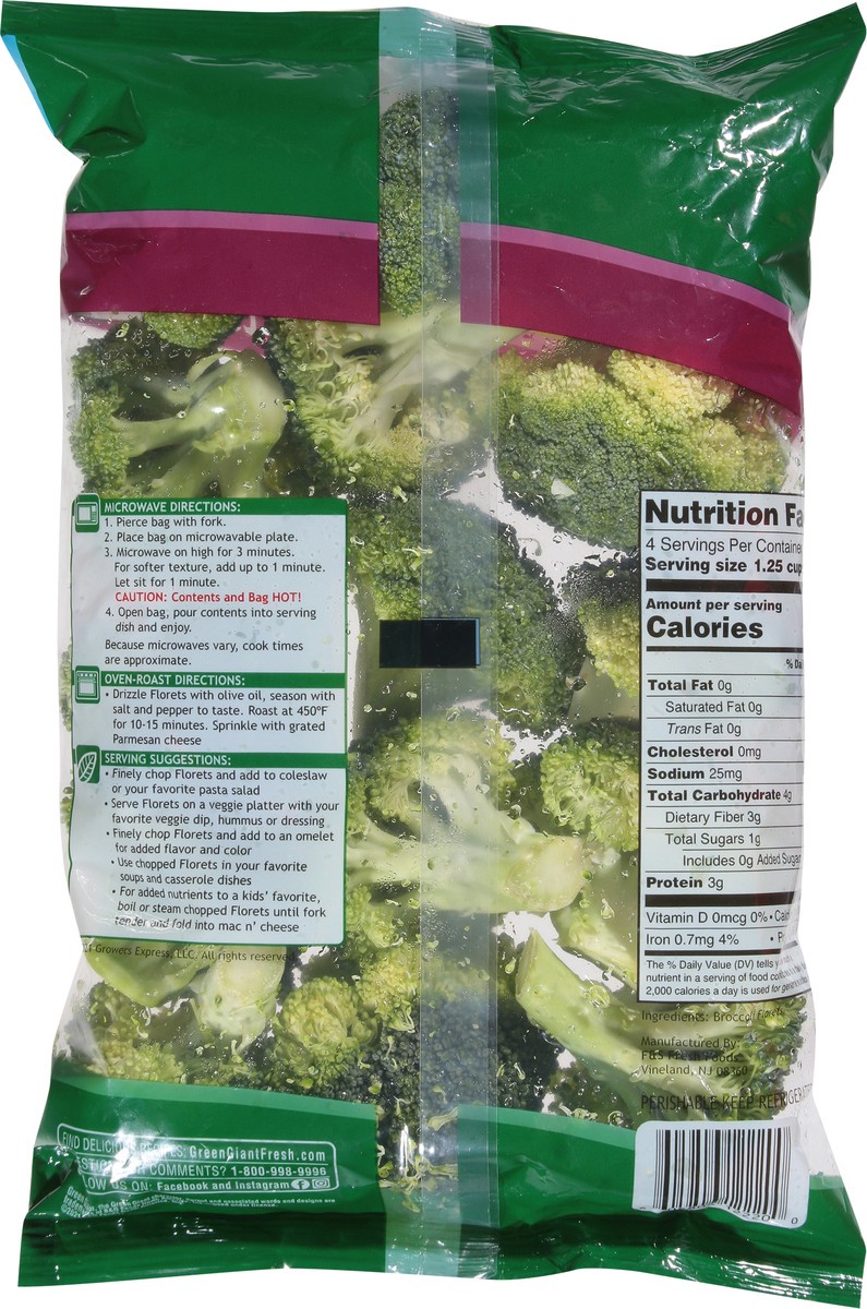 slide 5 of 14, Green Giant Fresh Broccoli Florets 12 oz, 12 oz