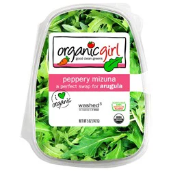 Organic Girl Peppery Mizuna.