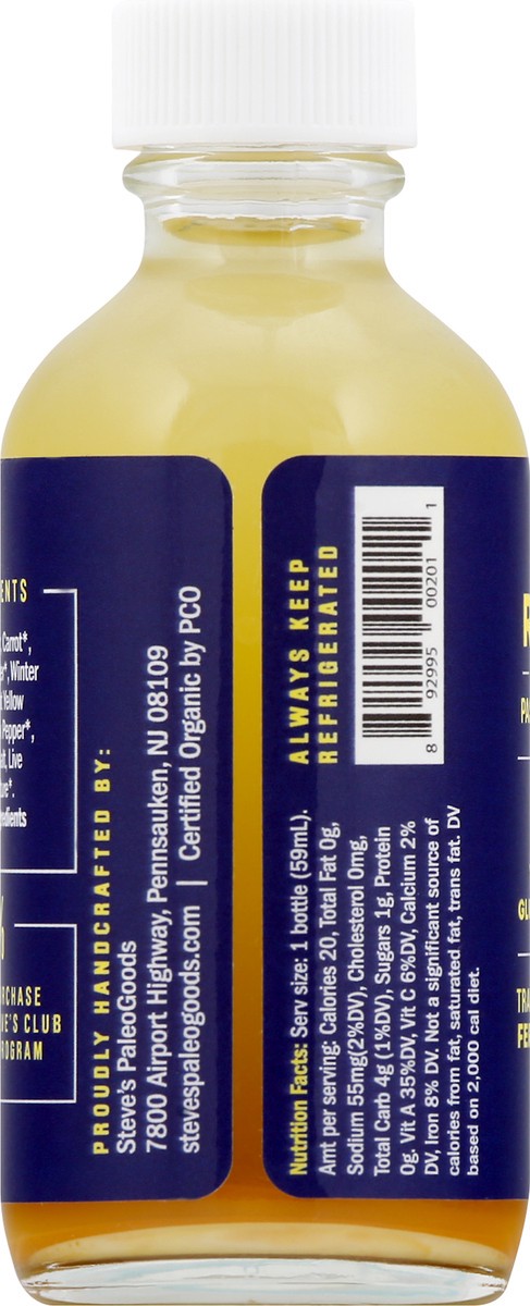 slide 12 of 12, Steves PaleoGoods Probiotic Recover Turmeric Ginger Gut Power Shots - 2 oz, 2 oz