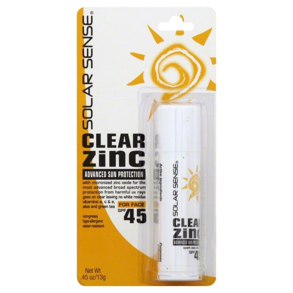 slide 1 of 1, Solar Sense Advanced Sun Protection For Face Spf 45, 0.45 oz