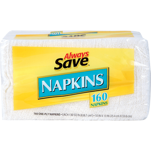 slide 1 of 1, Always Save Napkins, 1 ct