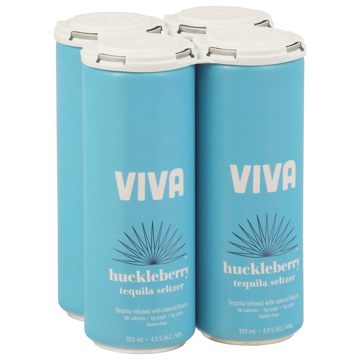 slide 13 of 14, Viva Tequila Seltzer Huckleberry, 4 ct; 12 oz