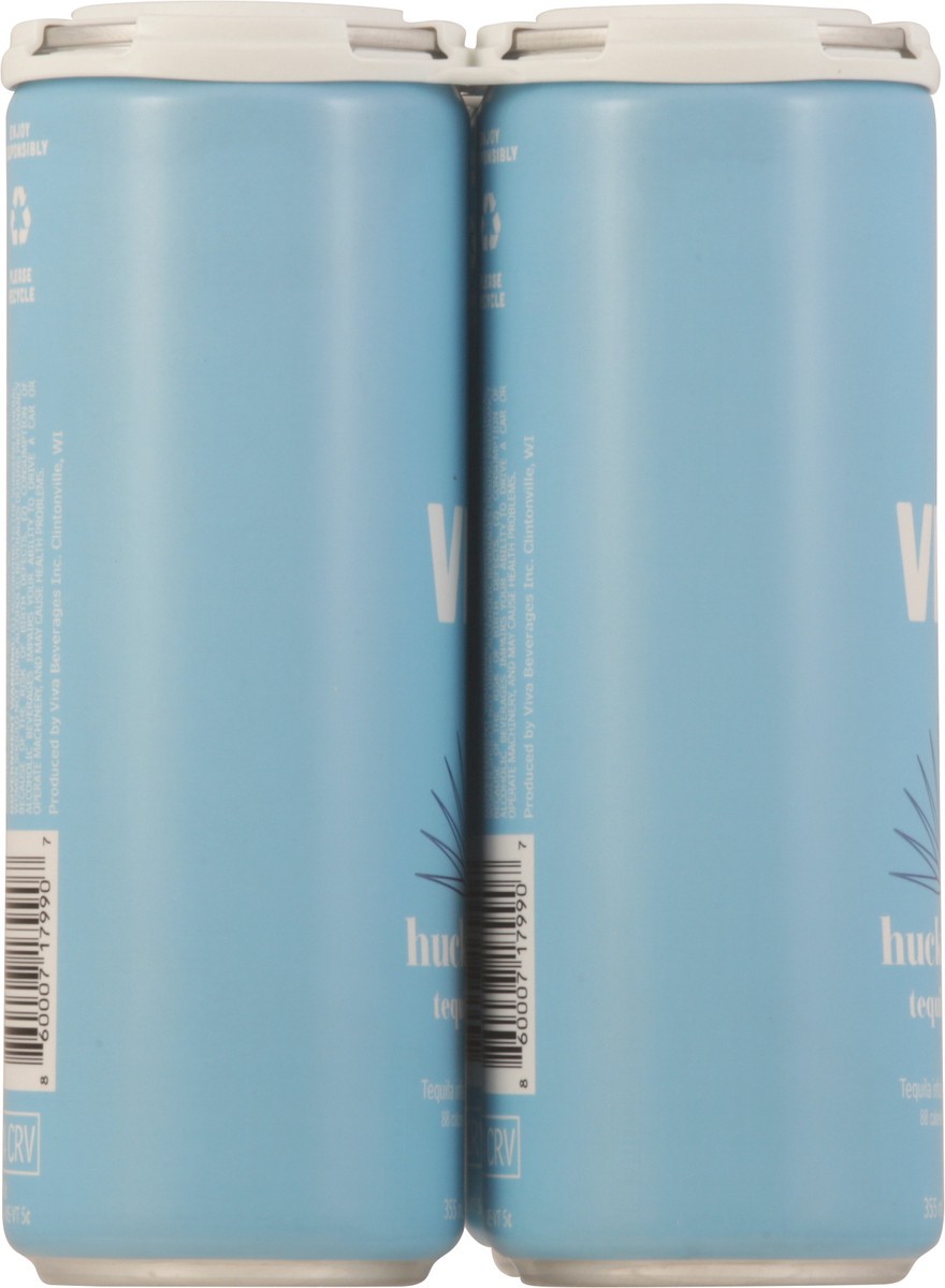 slide 9 of 14, Viva Tequila Seltzer Huckleberry, 4 ct; 12 oz