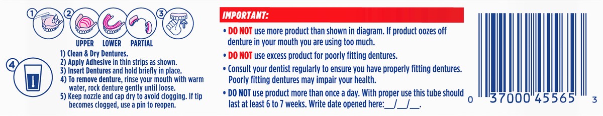 slide 3 of 8, Fixodent Ultra with Scope Flavor, Denture Adhesive, 1.8 oz, 1.8 oz