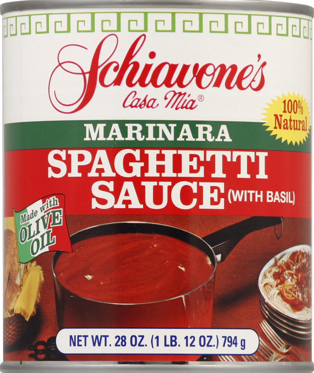 slide 1 of 3, Schiavones Spaghetti Sauce 28 oz, 28 oz