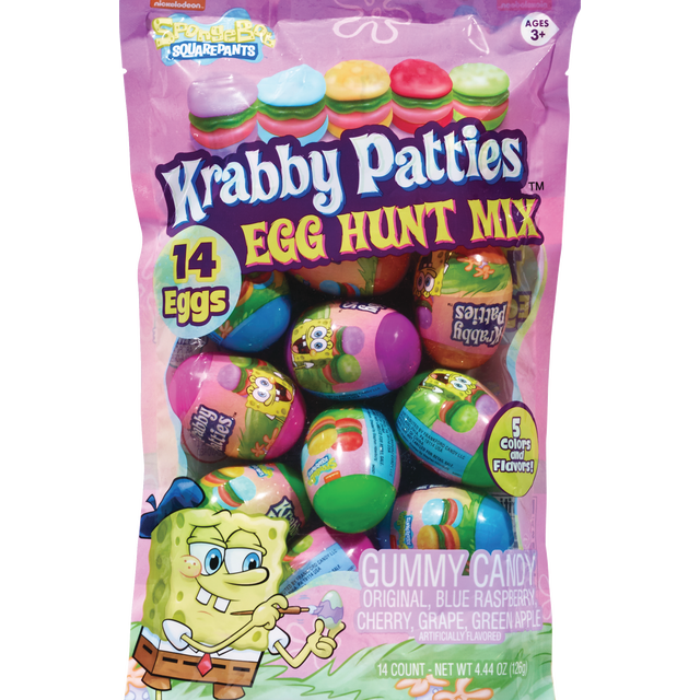 slide 1 of 1, Frankford Krabby Patties Easter Egg Hunt Bag, 14 ct., 4.4 oz