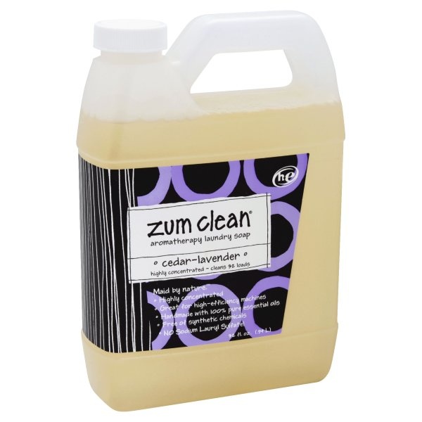 slide 1 of 1, Zum Laundry Soap Cedar Lavender, 32 oz