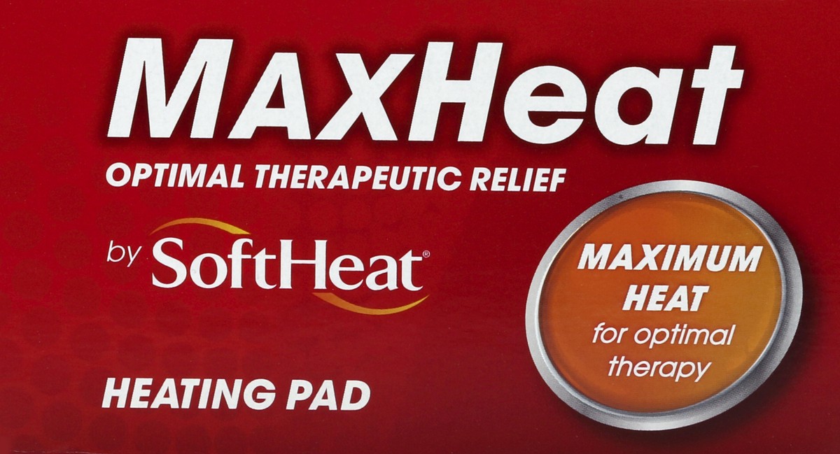 slide 2 of 5, SoftHeat Deluxe Heating Pad, 1 ct