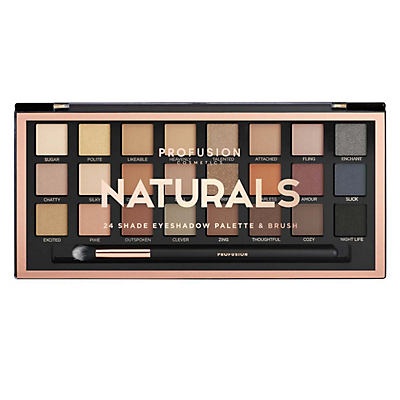 slide 1 of 1, Profusion Cosmetics Naturals 24 Shade Eyeshadow Palette, 1 ct