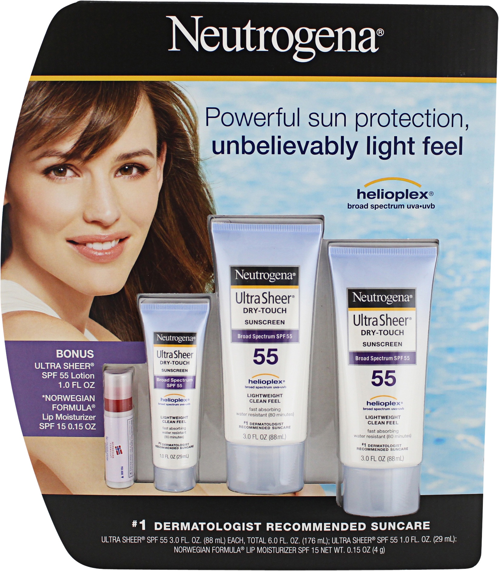 slide 1 of 1, Neutrogena Ultra Sheer SPF 30, 2 ct; 3 oz