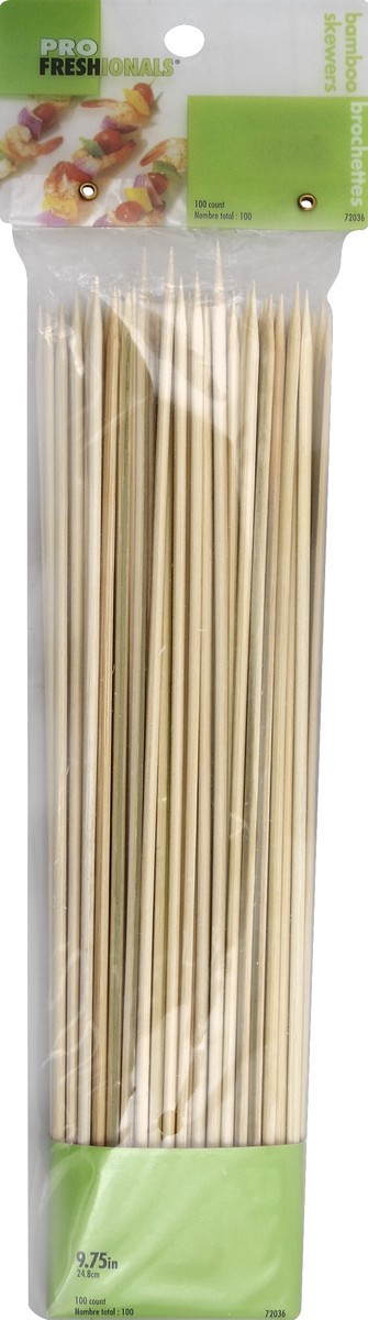 slide 3 of 3, PROfreshionals Skewers 100 ea, 100 ct