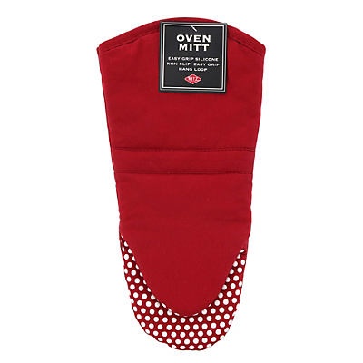 slide 1 of 1, Ritz Red Silicone Dot Oven Mitt, 1 ct