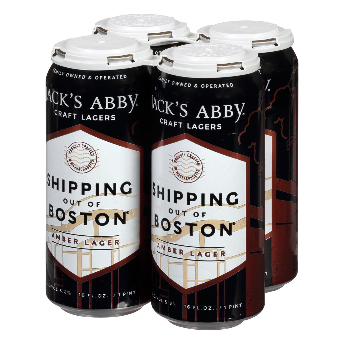 slide 8 of 11, Jack's Abby Amber Lager Shipping Out of Boston Beer 4 ea, 4 ct