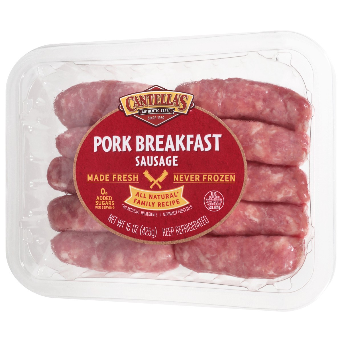 slide 2 of 4, Papa Cantella's Pork Breakfast Sausage Links - 15 Oz, 15 oz