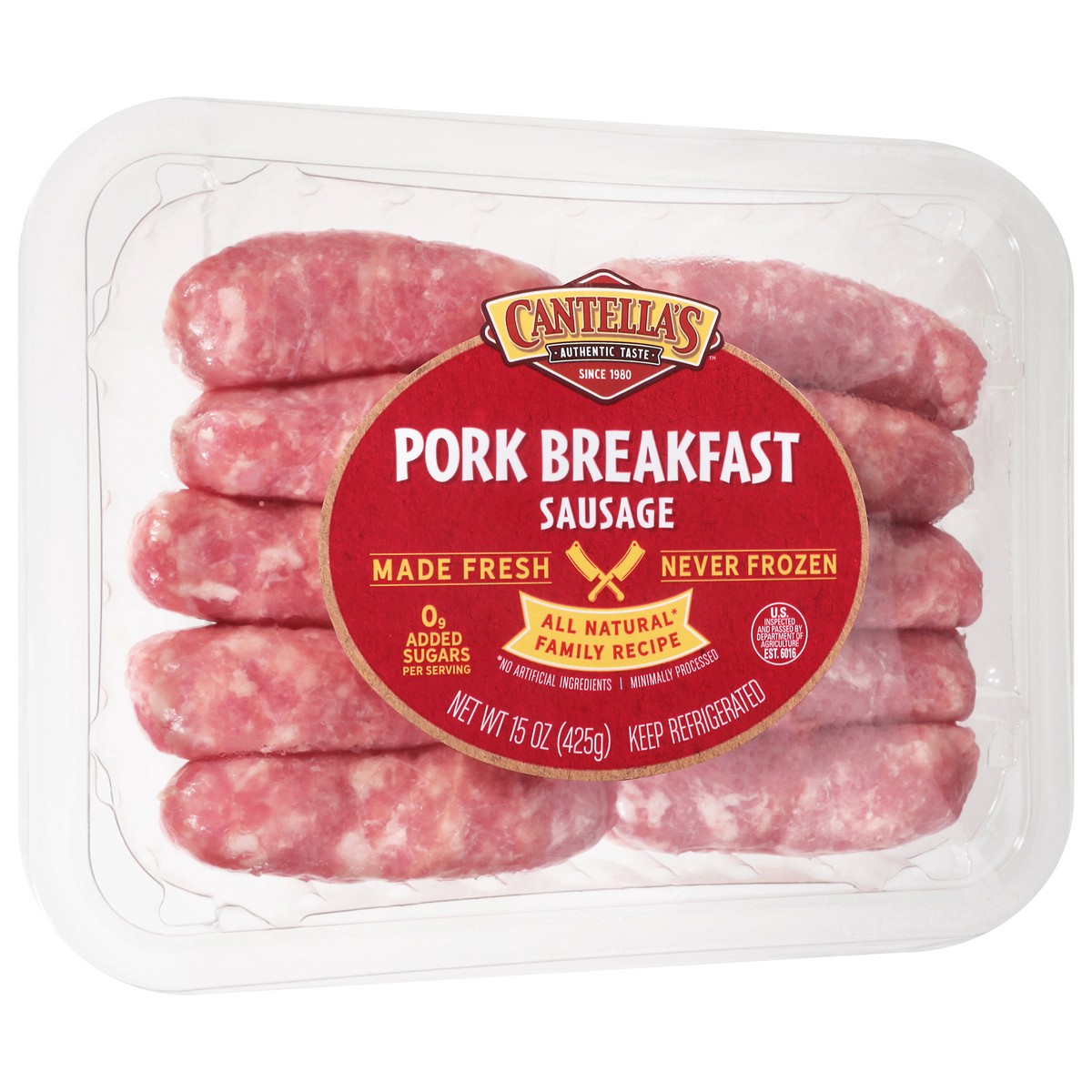 slide 4 of 4, Papa Cantella's Pork Breakfast Sausage Links - 15 Oz, 15 oz