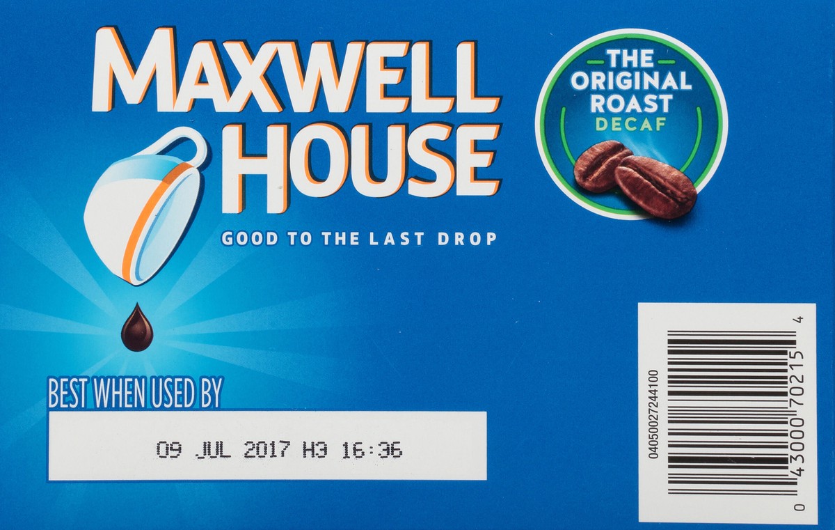 slide 10 of 12, Maxwell House The Original Roast Decaf Coffee Singles- 19 ct, 19 ct