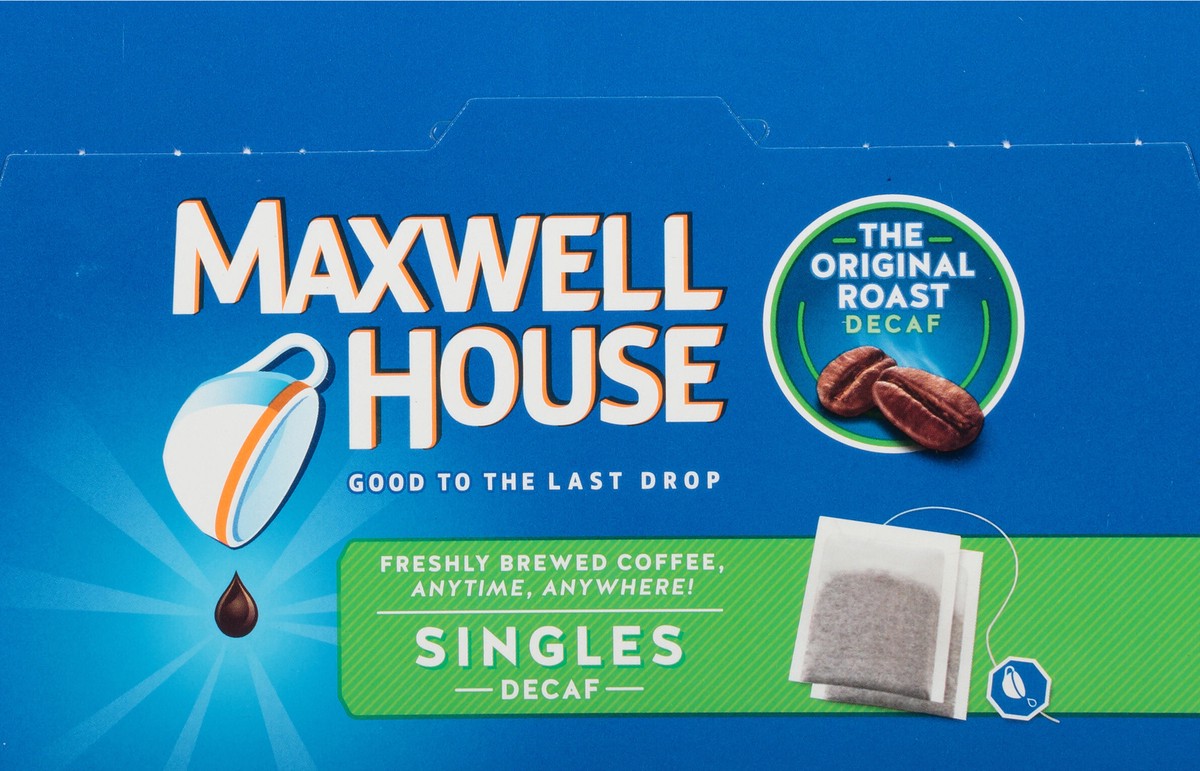 slide 3 of 12, Maxwell House The Original Roast Decaf Coffee Singles- 19 ct, 19 ct