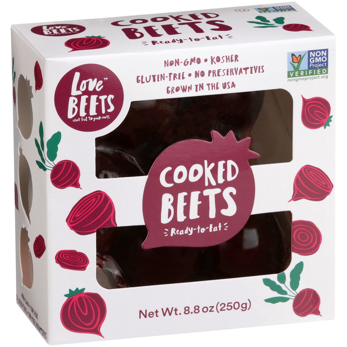 slide 7 of 9, Love Beets Cooked Beets 8.8 oz. Box, 8.8 oz