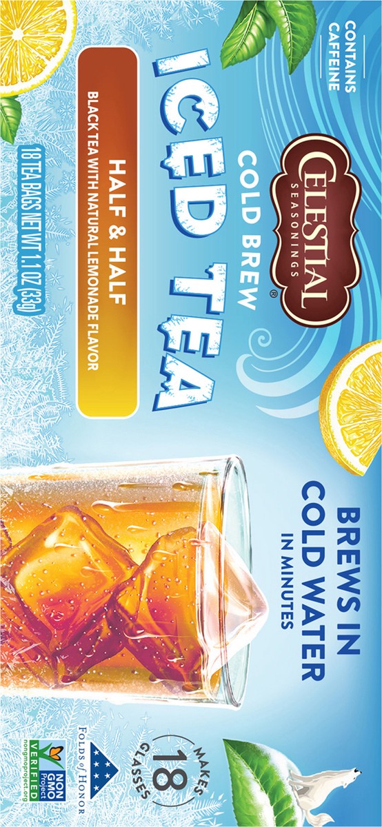 slide 5 of 7, Celestial Seasonings Half & Half Iced Tea, 18 ct