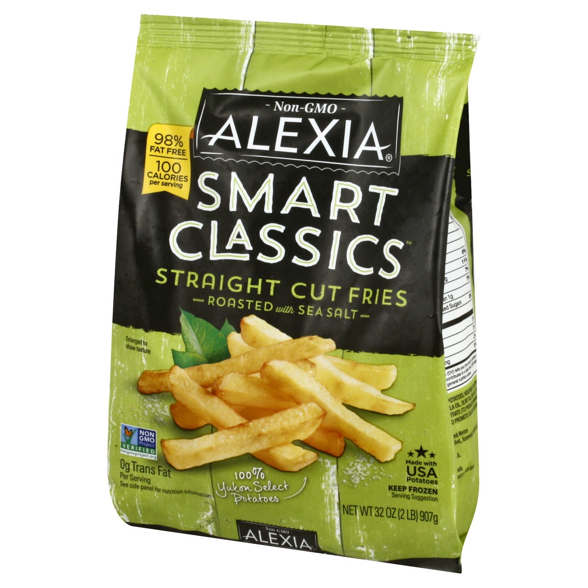 slide 11 of 13, Alexia Smart Classics Straight Cut Fries Roasted with Sea Salt, 32 oz