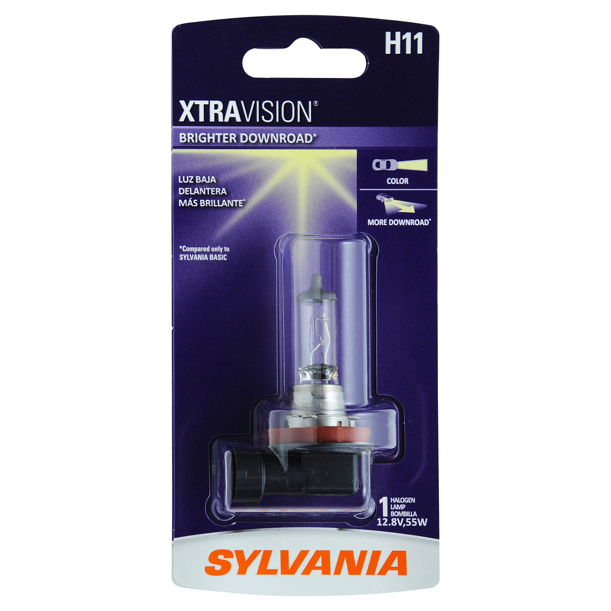 slide 1 of 6, Sylvania H11 XtraVision Headlight, 1 ct