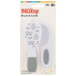 Nuby 0m+ Brush & Comb 1 ea