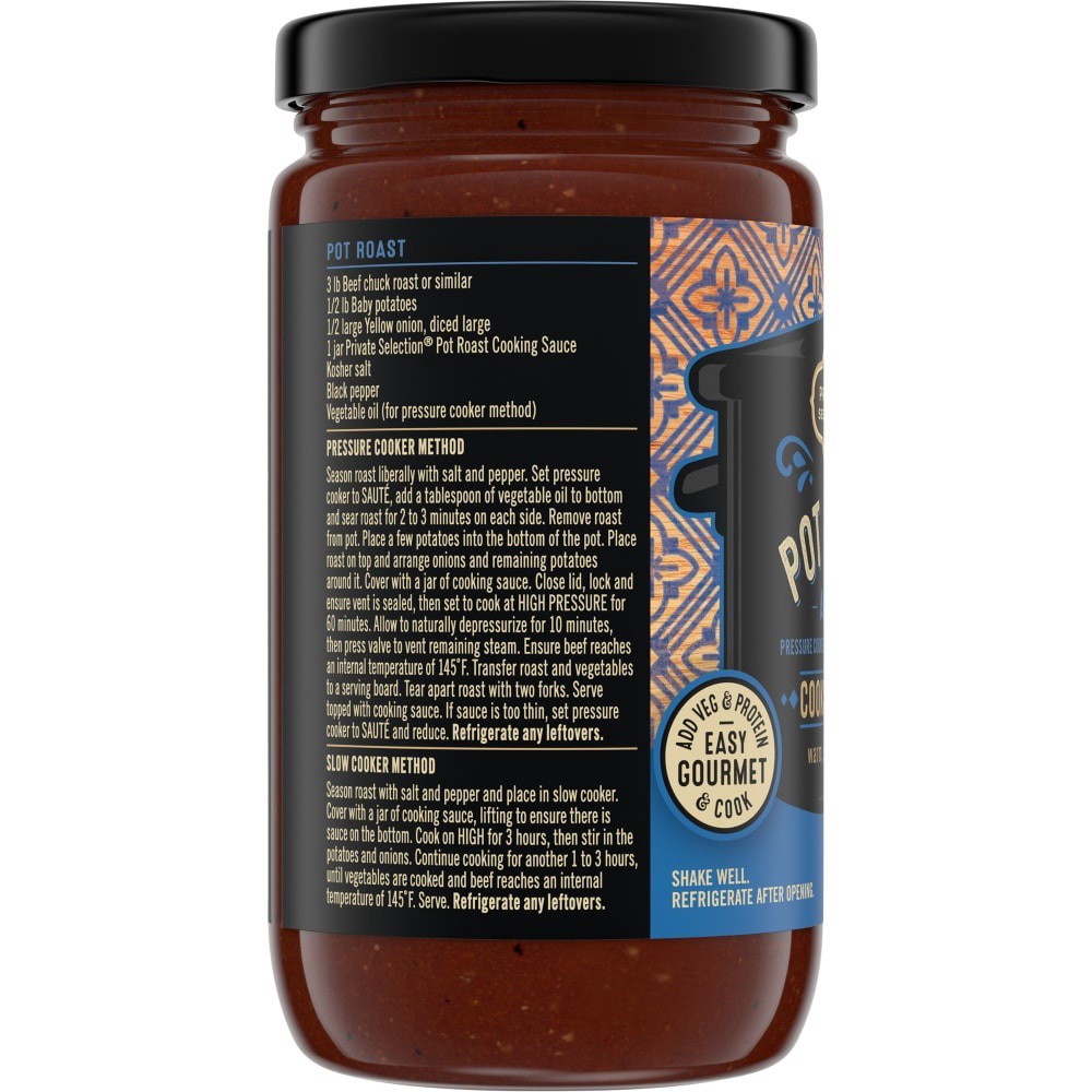 slide 3 of 4, Private Selection Red Wine Pot Roast Cooking Sauce, 14 fl oz