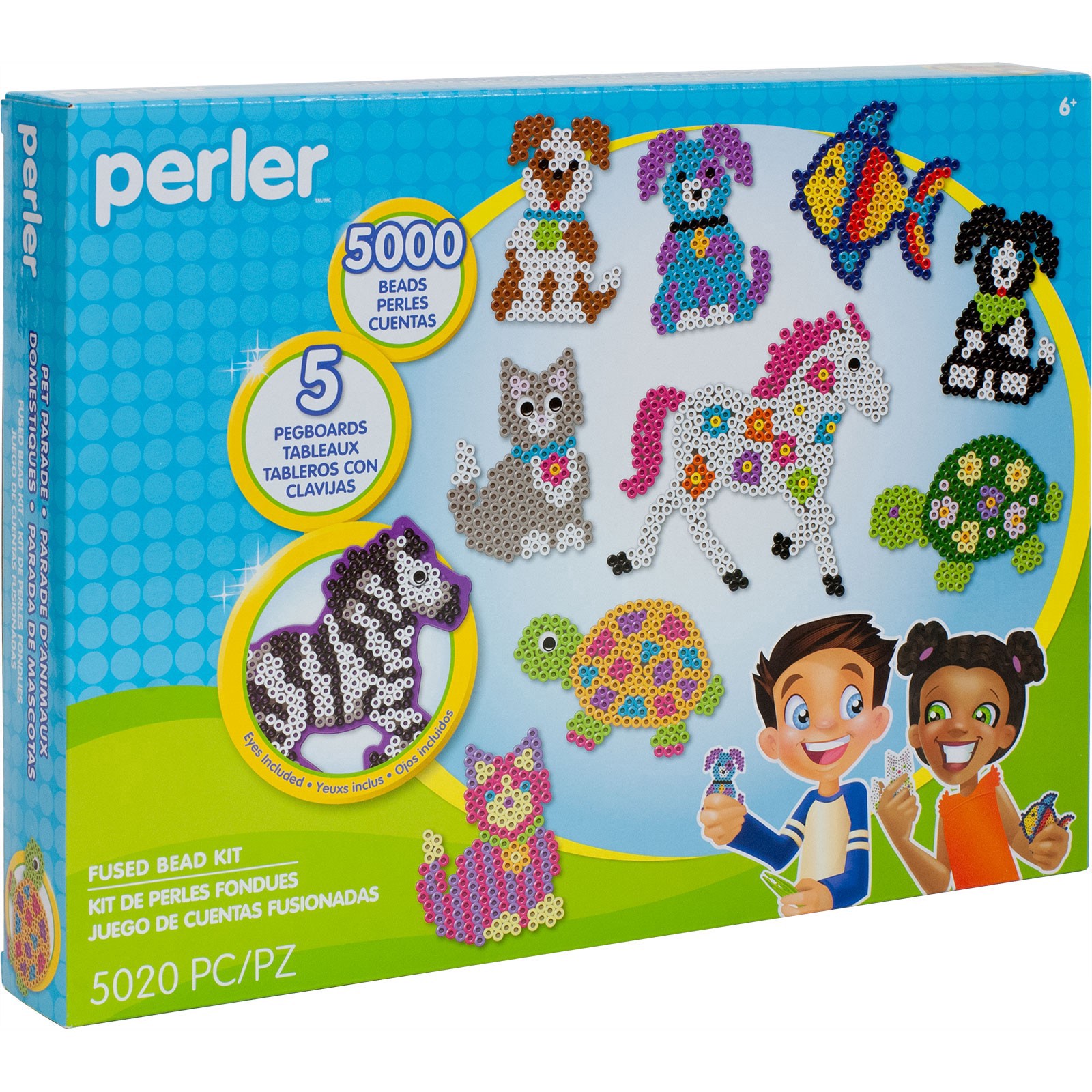 slide 3 of 5, Perler Fused Bead Kit, includes 5,020 ct