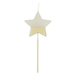 Gold Dipped Star Candle - 1 Ea