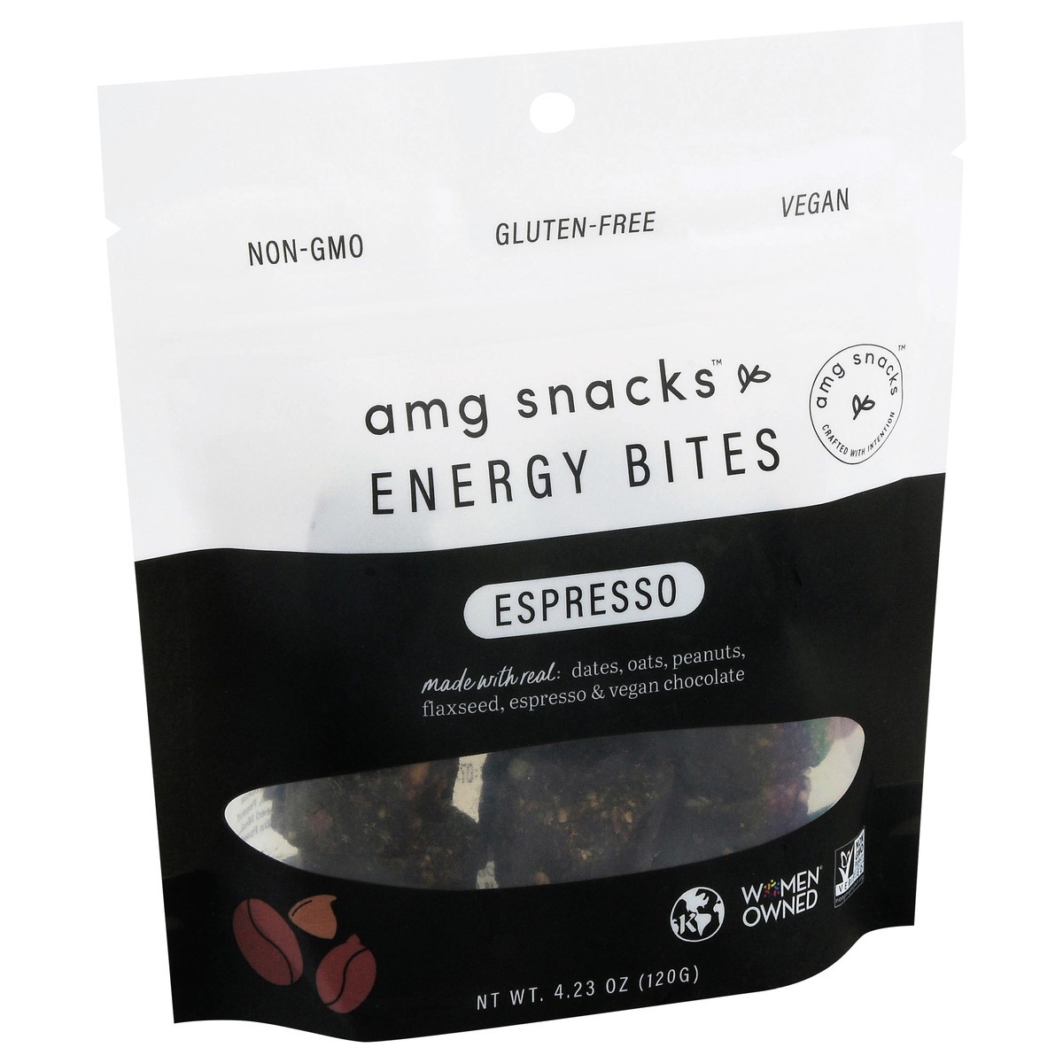 slide 3 of 4, Amg Snacks Espresso Energy Bites, 4.23 oz